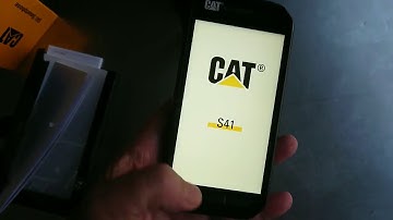 Cat S41 Smartphone unboxing