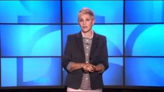 Ellen's Monologue-Size Doesn't Matter(09/28/10)