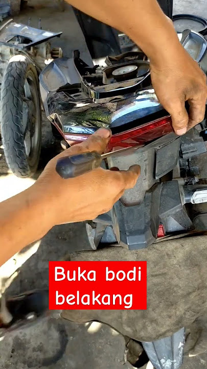 cara buka bodi belakang new vario 125/150 #caradantutorial