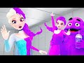 Elsa frozen  grimace transformation garten of banban 5 animation