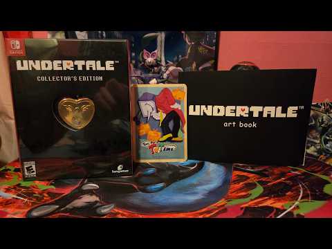 Switch アンダーテール コレクターズエディション ＋ アートブック Undertale Collectors Edition And Art Book Unboxing!!!! - YouTube
