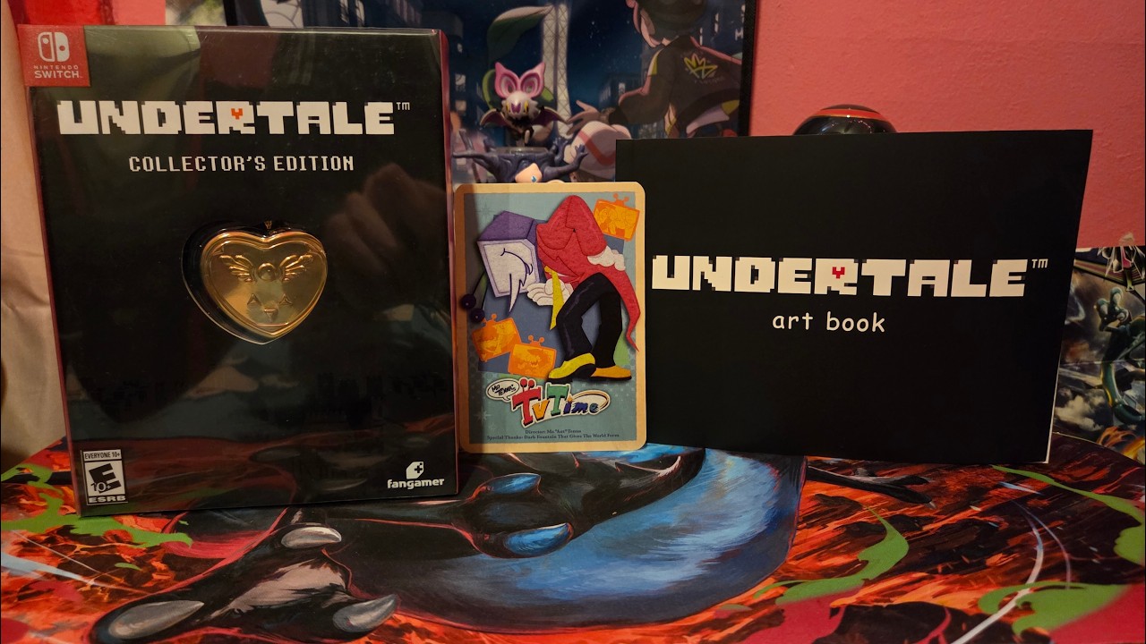 Switch アンダーテール コレクターズエディション ＋ アートブック Undertale Collectors Edition And Art Book Unboxing!!!! - YouTube