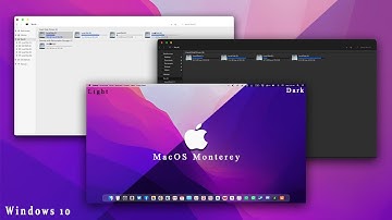 MacOS Monterey Theme For Windows 10 || Make Windows 10 Look Like MacOS Monterey (2021)