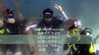 푸켓SSI오픈워터자격증[푸켓스킨스쿠버다이빙][시밀란리브어보드,한식당섬]SSI강사과정,푸켓자유여행 빠통비치데블스다이버스
