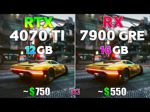 RTX 4070 Ti vs RX 7900 GRE OC - Test in 8 Games l Ray Tracing