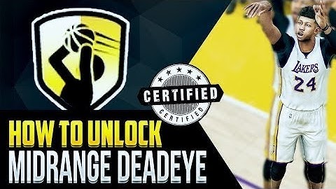 How To Get Mid Range Deadeye in 5 games or LESS!|2K18 badge tutorial