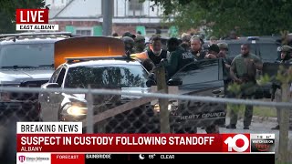 Suspect in custody following standoff in East Albany