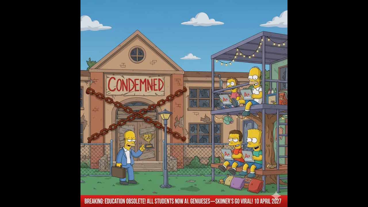 Simpsons pridiction that school will closed due to online studies 😱😁