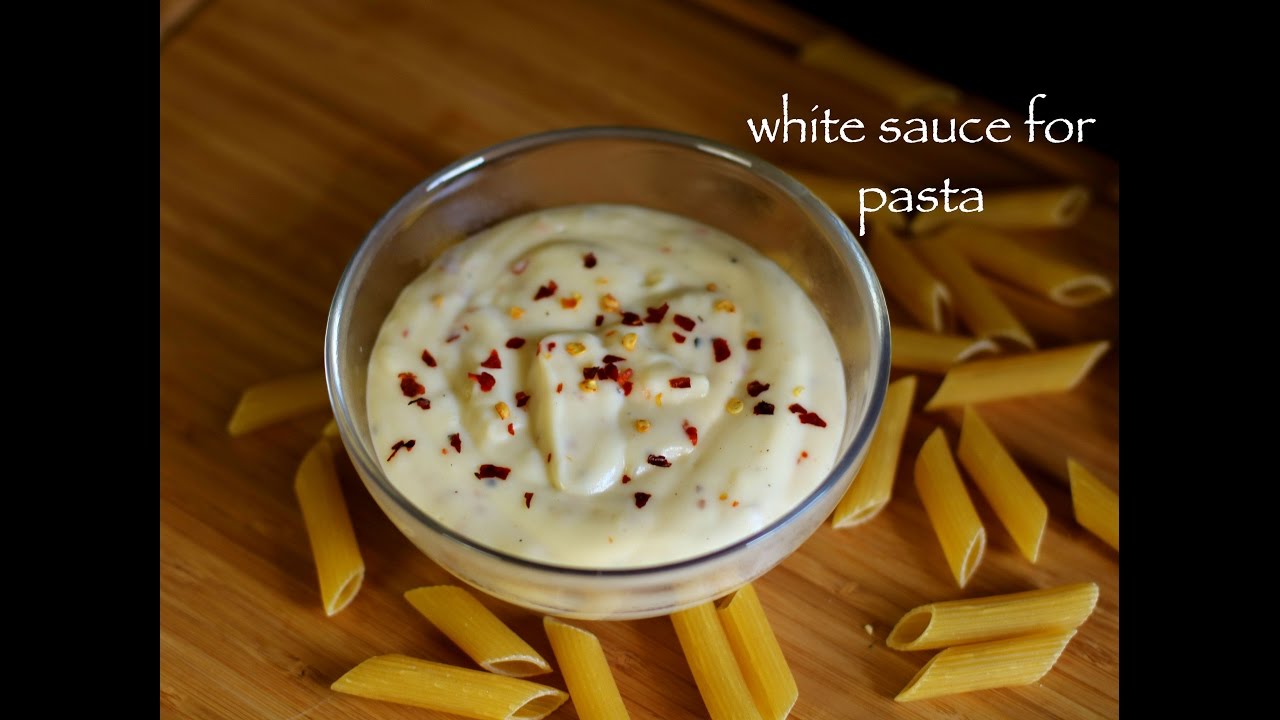 white pasta sauce recipe | creamy white pasta sauce | Hebbar | Hebbars Kitchen