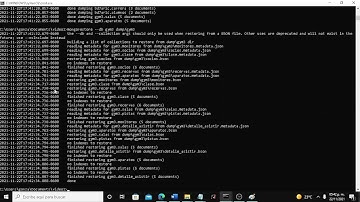Tarea 8 Parte 2 || Exportación e Importación de bases de datos y colecciones || MongoDB