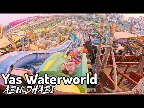 Yas Waterworld Theme Park, Abu Dhabi, 45 rides and slides
