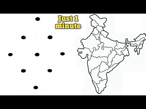 Buy Craft waft Academy India Map Stencil for Map Pointing and Drawing (6x4  Inch) Online at Best Prices in India - JioMart.