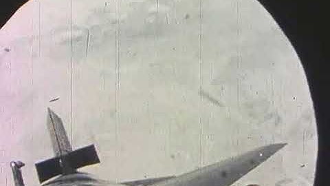 X 15   View of Test Flight from Onboard Camera #1