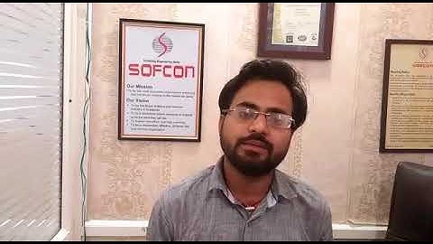 Sofcon Training - Navern Kumar Placed from Sofcon Bhopal