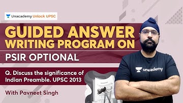 PSIR Optional for UPSC | Guided Answer Writing Program with Pavneet Singh | PART 2