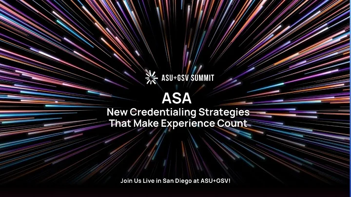 2025 ASU+GSV Summit - ASA - Monday PM LiveStream