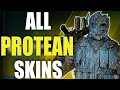 Rainbow Six Extraction ALL PROTEAN SKINS | How to get rare skins, weapons and charms