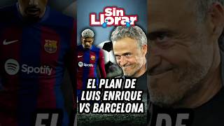 Como Luis Enrique explotó el error de Araújo. #psg #barcelona #ucl #tactica #futbolinternacional