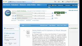 Searching for Secondary literature using ERIC or Education Research Complete--EDFN 601 (4)
