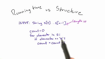 Running Time Vs Structure - Intro to Theoretical Computer Science