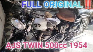 Full Original‼️AJS TWIN 500cc Tahun 1954