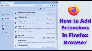 Firefox 👉 How to Add Extensions in Firefox Browser|| firefox browser mai extensions add  Kaise kare screenshot 2
