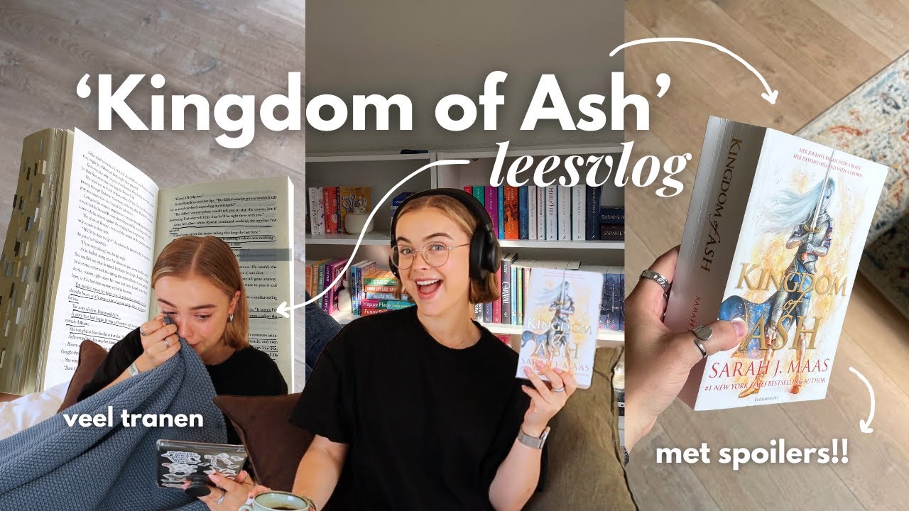 'Kingdom of Ash' lezen... ❤️‍🔥🗡️ (vol met spoilers!!) | leesvlog