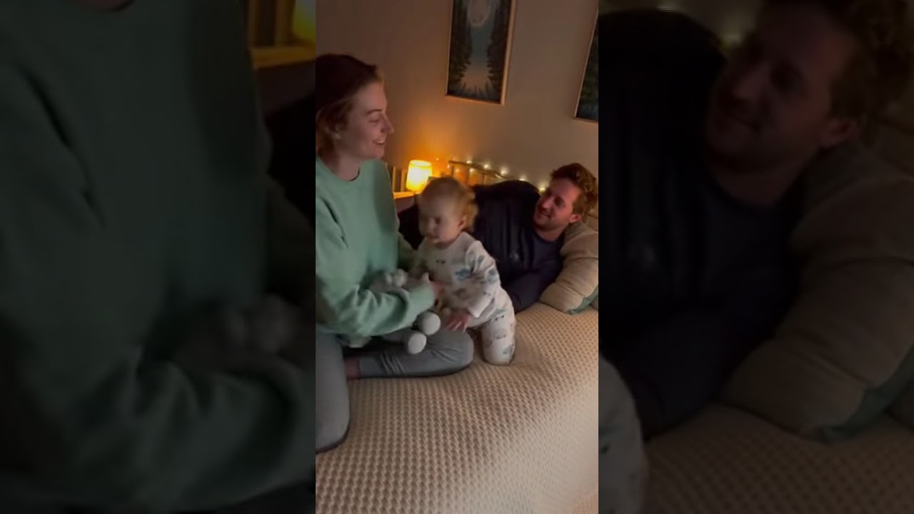 Малышка заставляет папу спать одного 😴🤣 Ночной хаос 