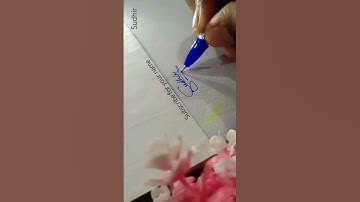 #sudhir #firstkalakar #signaturestyle #sign #shorts