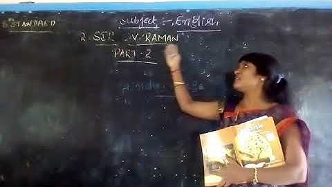 8th English (Sir CV Raman part 2)