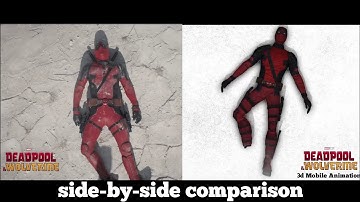 Deadpool & Wolverine - 3d Mobile Animation (side-by-side comparison)
