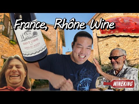 Beautiful Rhone wine, must-visit towns in France near Lyon, local food