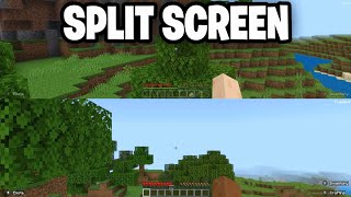 How To Split Screen Minecraft PS5! - Tutorial