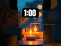 1 Minute Calming Timer | Peaceful Candlelight &amp; Quiet Reflection