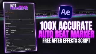 Mark Audio Beats Automatically in After Effects | Free Script to Mark Audio Beat with 100% Accuracy