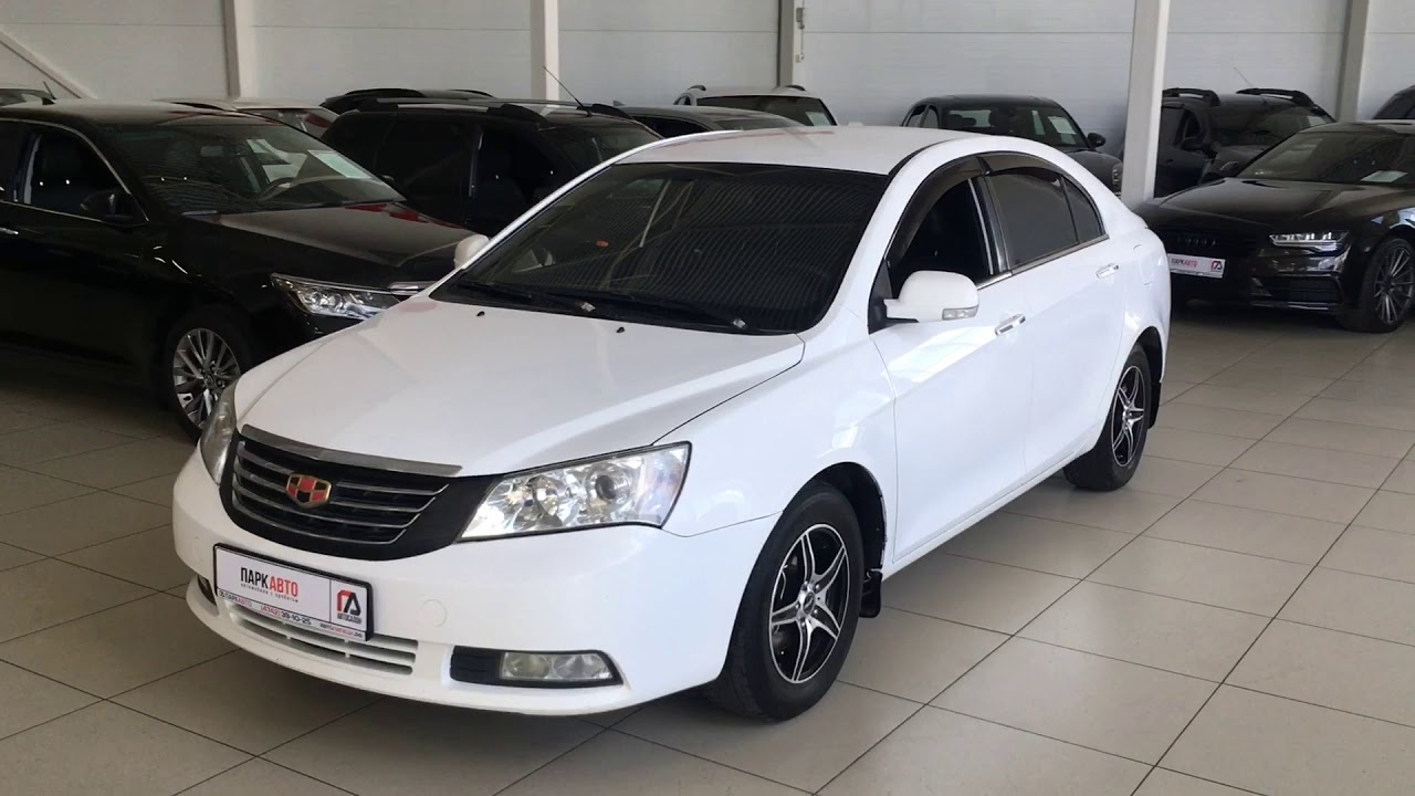 Обзор Джили Эмгранд 2013 ПаркАвто Липецк - YouTube