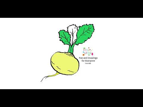 Video: Wie Zeichnet Man Eine Rübe