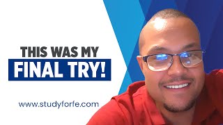 Zubair HAD to pass FE Electrical this time (3rd attempt) and he DID!