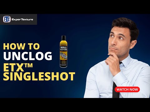 How To Unclog SingleShot Wall Texture Spray Can