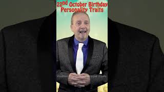 October 22nd Birthday Personality Traits  #shortsvideo #birthdayastrology