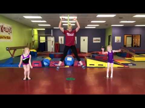 Fun Kids Gymnastics Warm Up - The Freeze