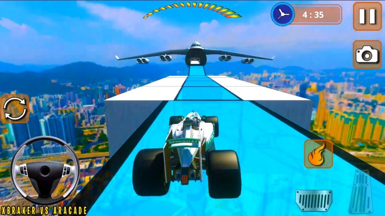 Formula 1 Sports Car Racer Impossible Tracks - impossible Ramp Drive - Android Gameplay FHD