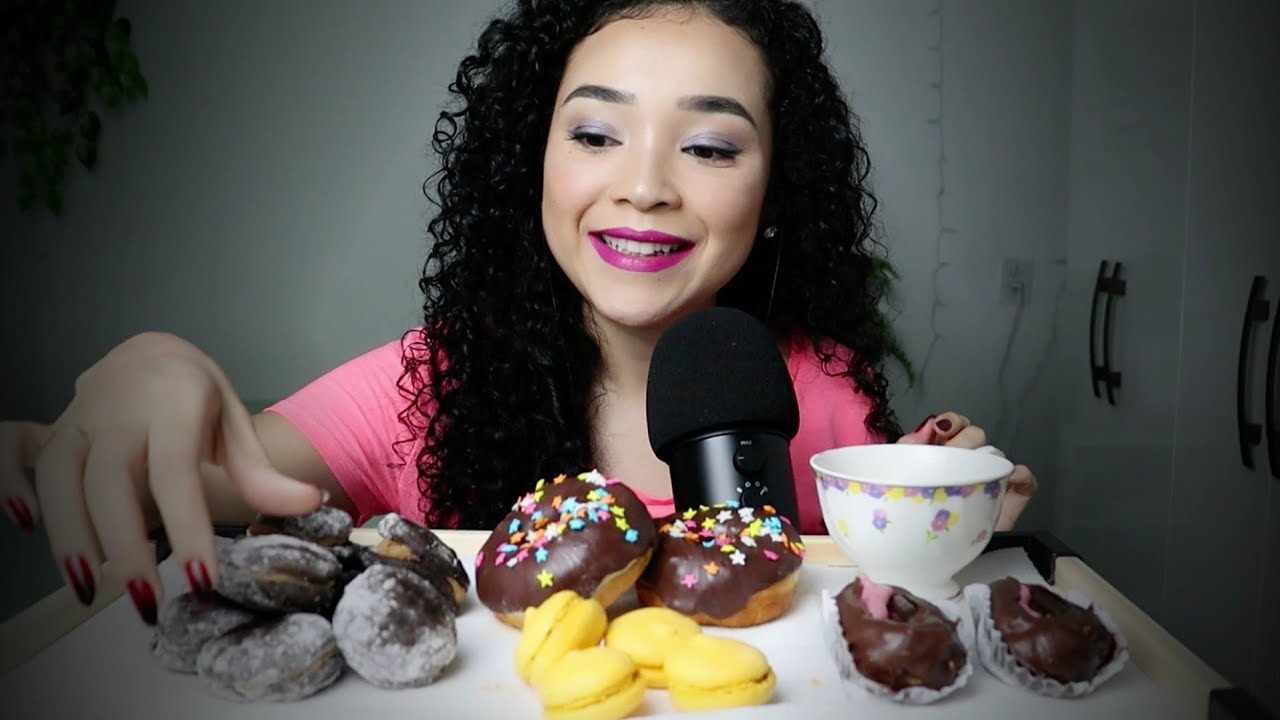 ASMR 🤤 DOCES da PADARIA (Os melhores que já comi) #MUKBANG