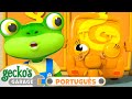 Gecko Brinca de Esconde-Esconde com os Mecânicos | 2 HORAS DO GECKO | Desenhos Animados em Português