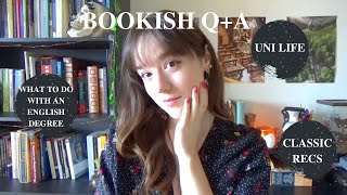 A Bookish QnA // english degrees, book recs + how i read so much