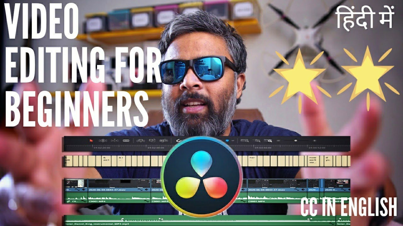 learn video editing for beginners in hindi davinci resolvevideo