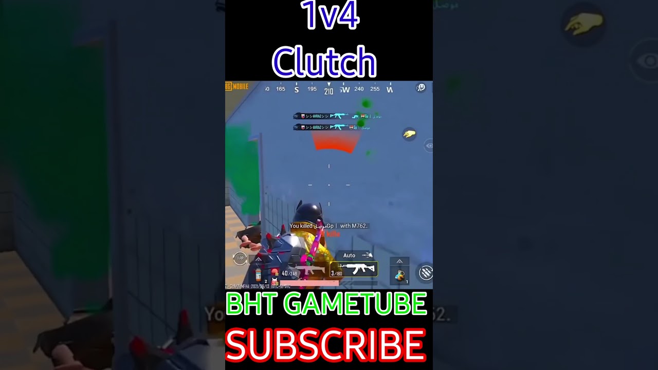 1v4 Clutched by BHT GAMETUBE 😲