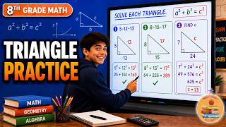 Mixed Right Triangle Practice | Grade 8 Math Week 18 Day 2