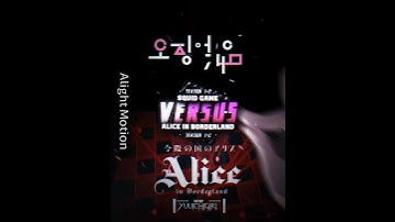 Squid Game vs Alice in Borderland
