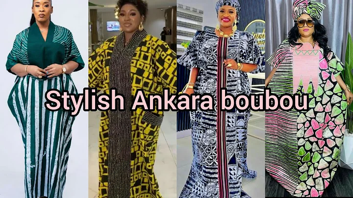 Exquisite Ankara boubou styles for rich aunties | African dresses in pagne | Ankara bubu kaftan